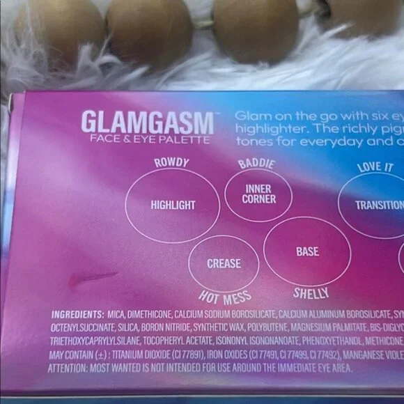 Formula Z Glamgasm Pro Artistry Face /Eye Palette-shadow, blush and highlighter - Picture 5 of 9